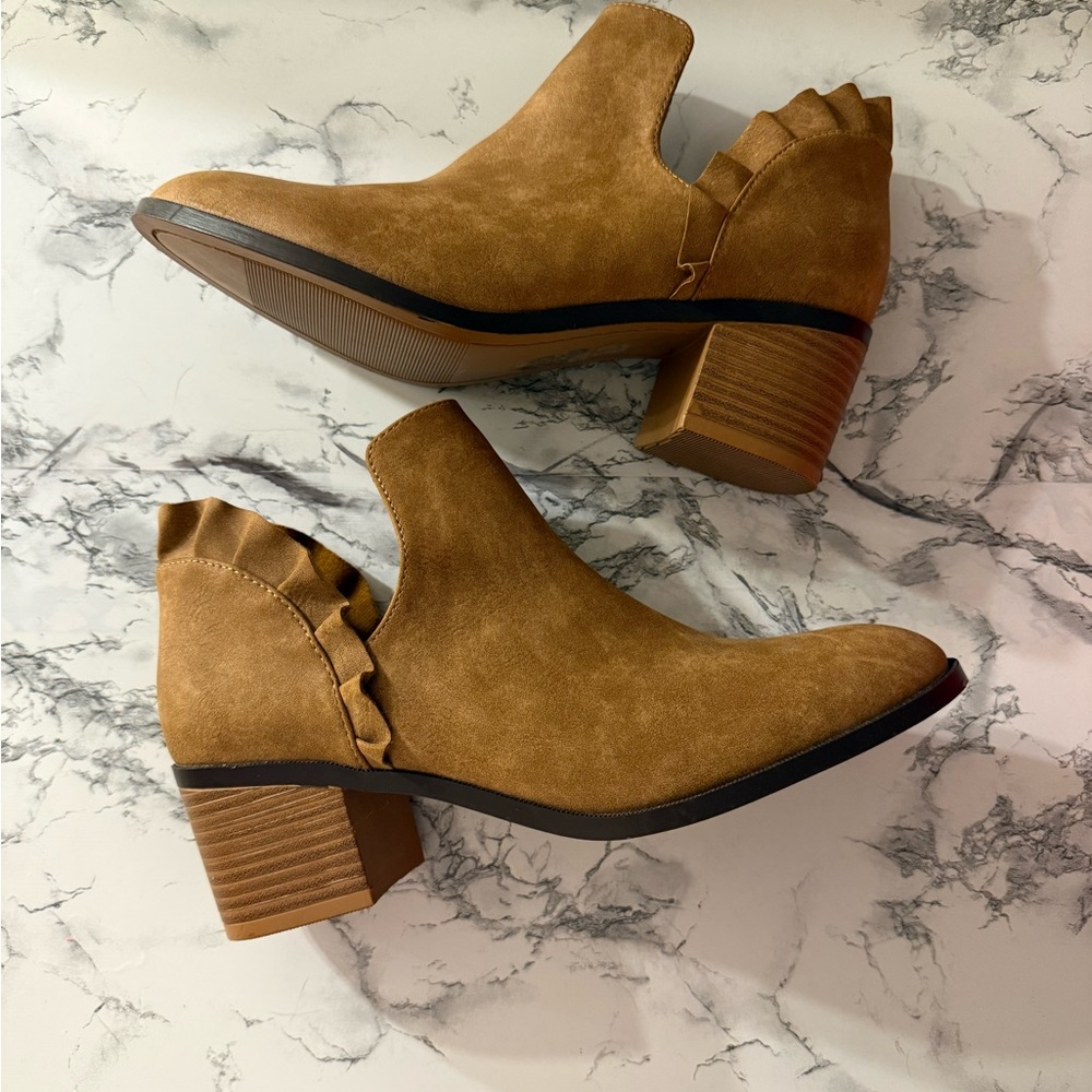 Cutout Ankle Boots